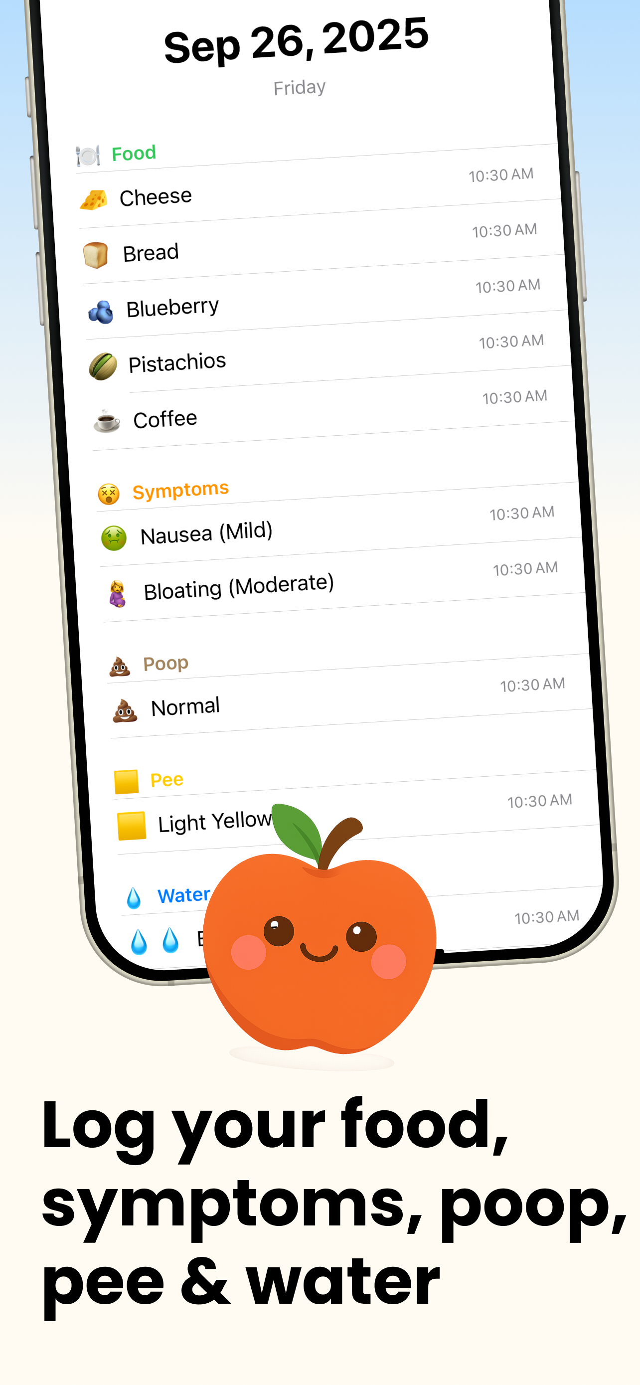 Tummy for Apple Watch screenshot 2