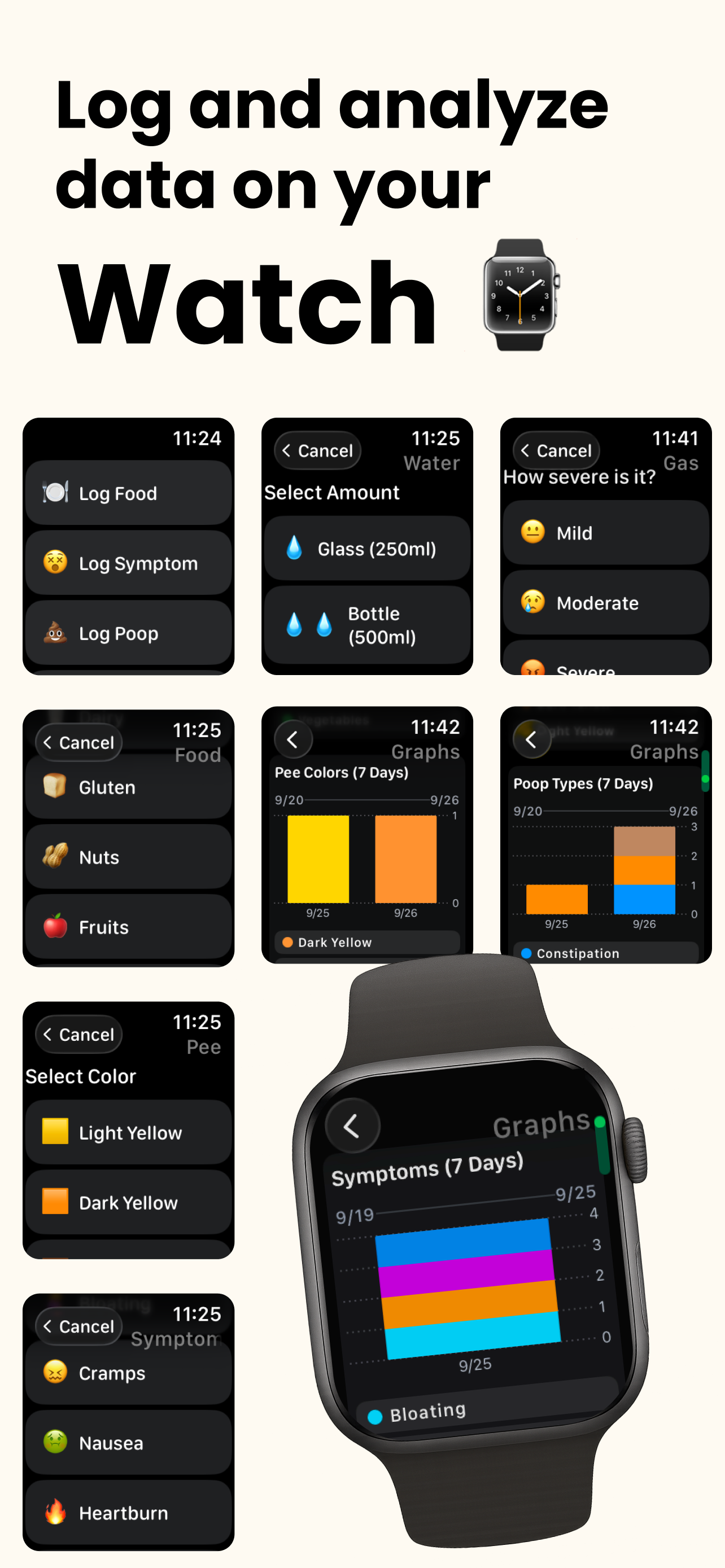 Tummy for Apple Watch screenshot 3