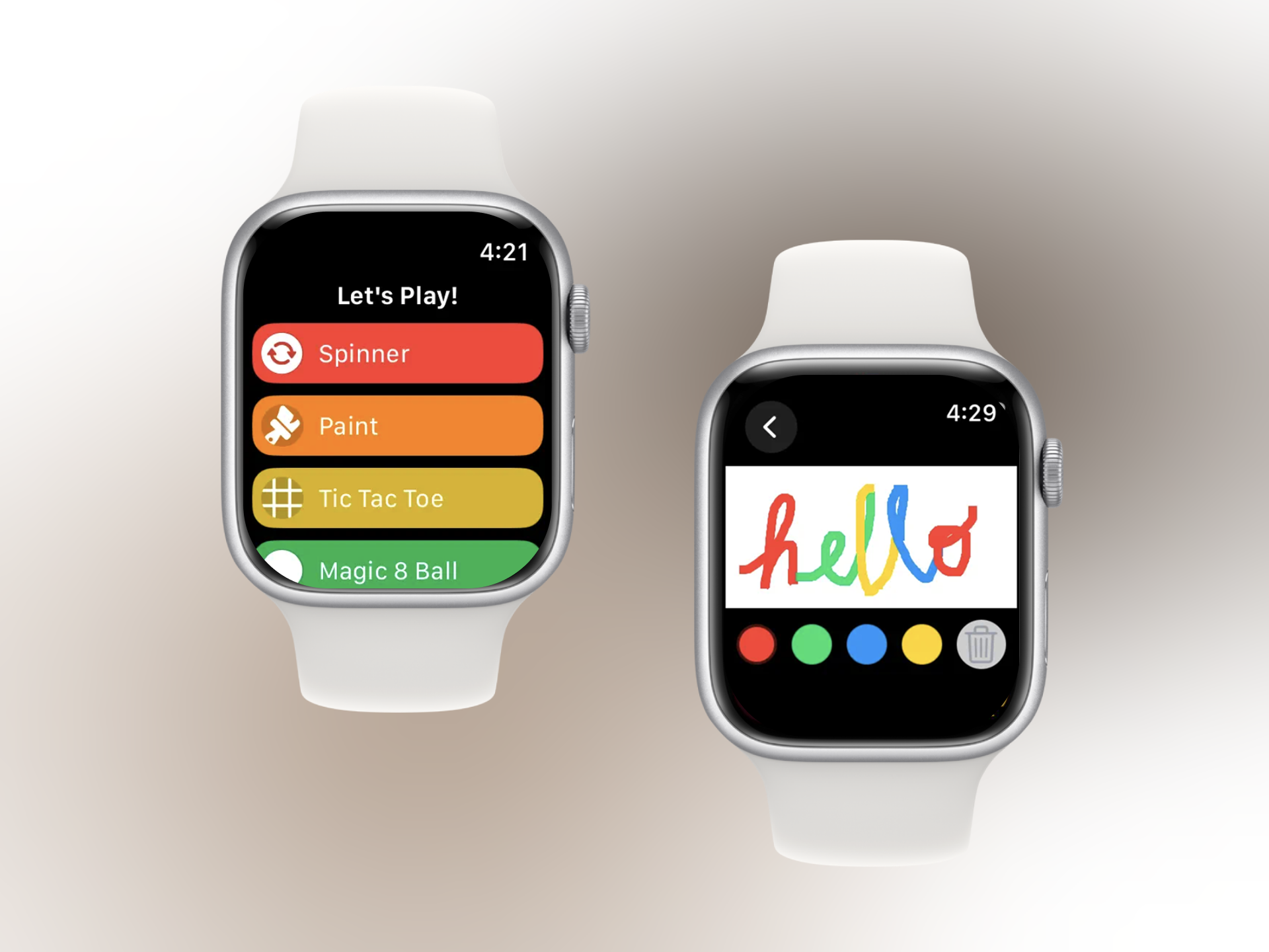 Mini Games for Apple Watch